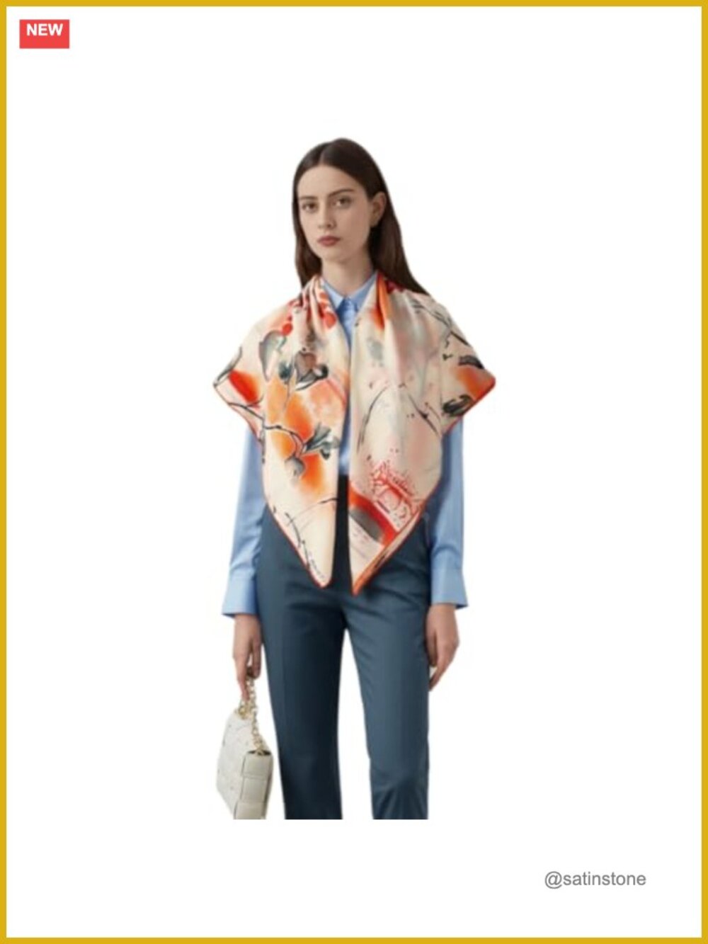 Cashmere-Soft Mercerized Wool Pashmina Shawl Lightweight Travel Wrap Evening